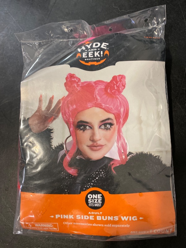 Photo 1 of Pink Side Buns wig 