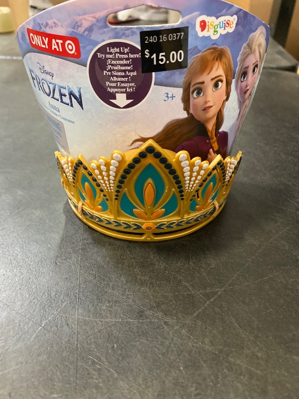 Photo 1 of Disney Princess Frozen Anna Crown Light Up Tiara Costume Halloween