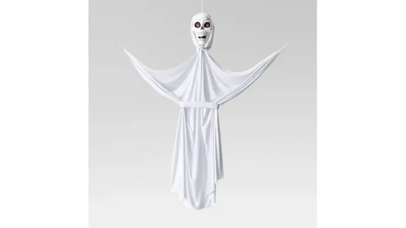 Photo 1 of 65 Black Light Responsive Ghoul Halloween Decorative Prop White - Hyde & Eek!