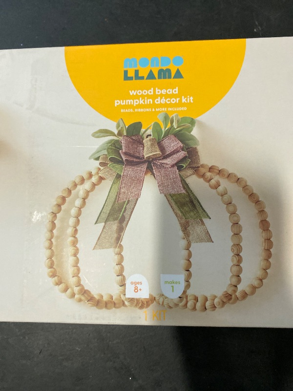 Photo 1 of Beaded Pumpkin Door Decor - Mondo Llama