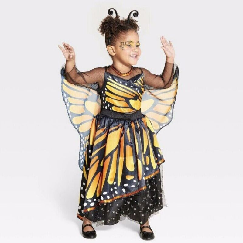 Photo 1 of (2-3T) HYDE and EEK Boutique Monarch Butterfly Halloween Costume Toddler