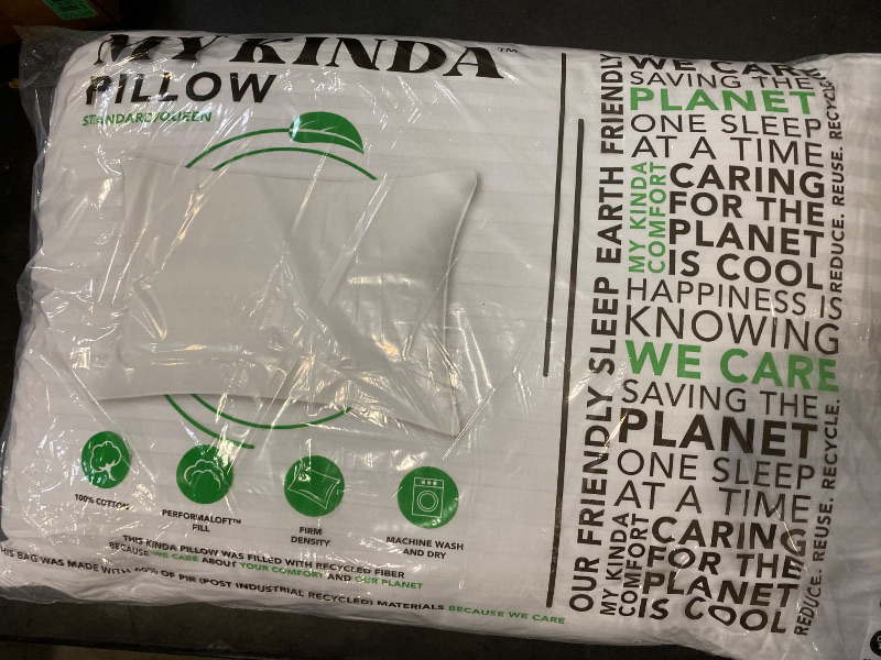 Photo 1 of My Kinda Standard Machine Washable Firm Pillow