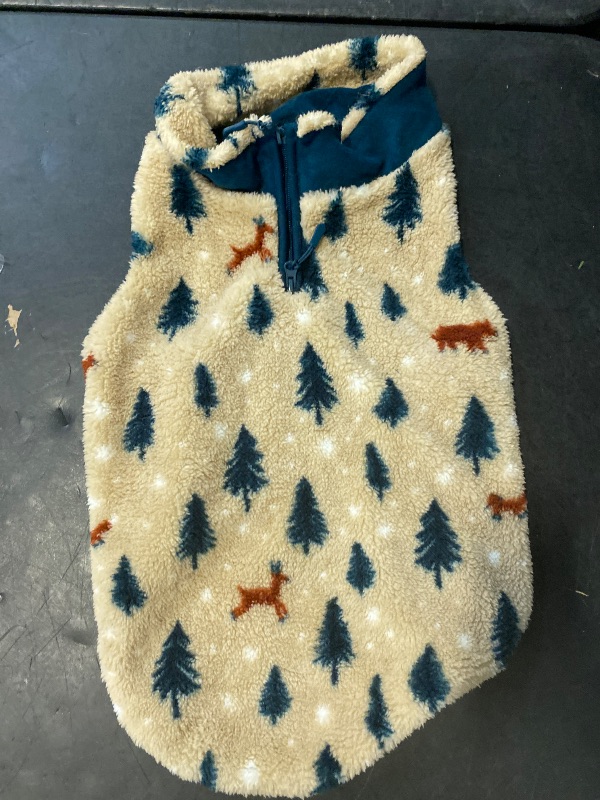 Photo 1 of Size L Trees and Wildlife Faux Shearling Dog and Cat Jacket - Wondershop