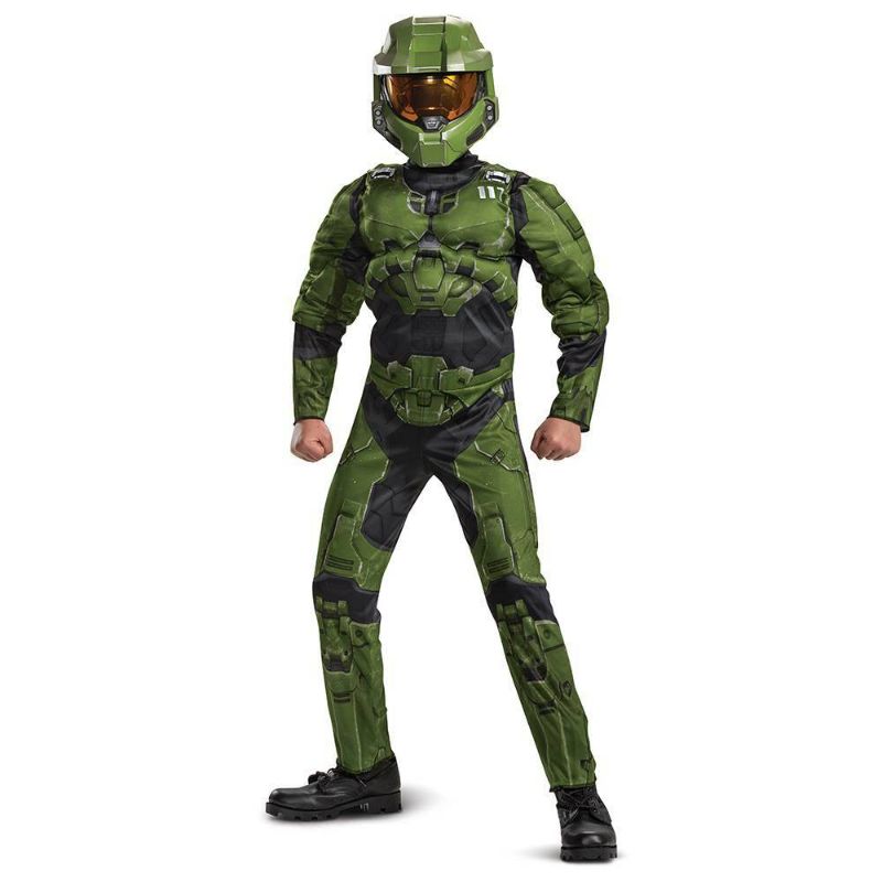 Photo 1 of Size M Kids Deluxe Halo Master Chief Infinite Halloween Costume Jumpsuit