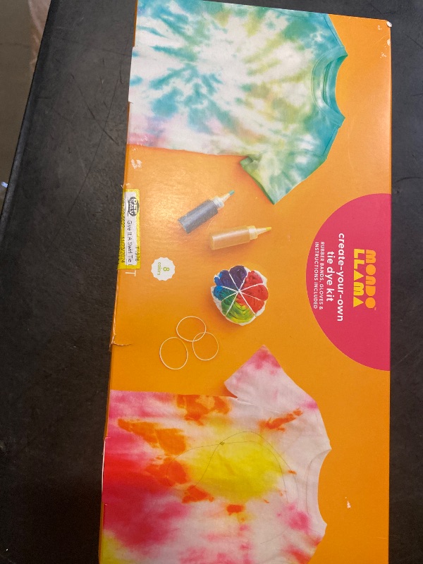 Photo 1 of Give It a Swirl Tie Dye Kit - Mondo Llama™: DIY Art Kit, 59 Pieces, Includes Dyes & Gloves, Ages 12+
