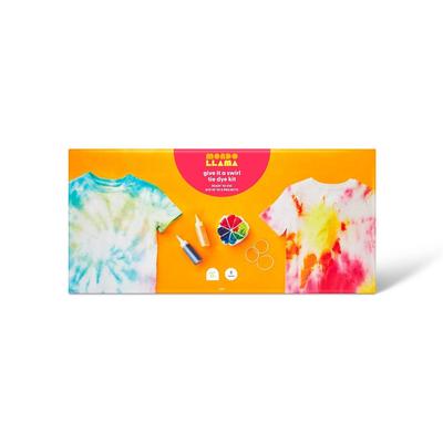 Photo 1 of Give It a Swirl Tie Dye Kit - Mondo Llama™: DIY Art Kit, 59 Pieces, Includes Dyes & Gloves, Ages 12+