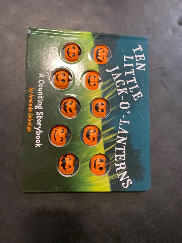 Photo 1 of Ten Little Jack O Lanterns - (Magical Counting Storybooks) by Amanda Sobotka (Board Book)