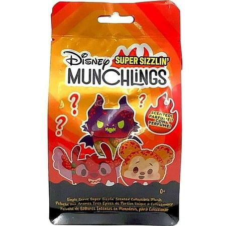 Photo 1 of Disney Munchlings Super Sizzlin Mystery Plush Pack (1 RANDOM Scented Character)