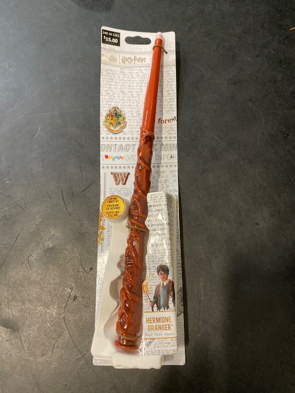 Photo 1 of Disguise DG109569 Harry Potter Hermione Light-up Deluxe Wand