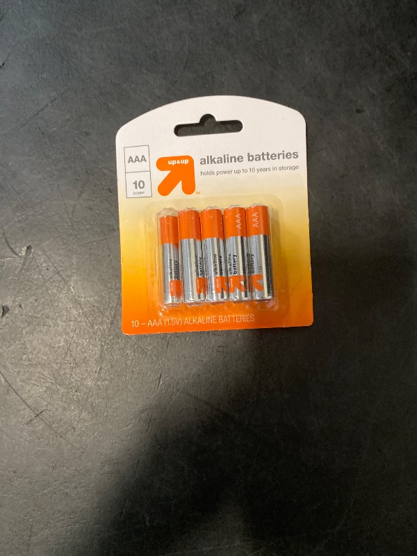 Photo 1 of AAA Batteries - Alkaline Battery - up&up™