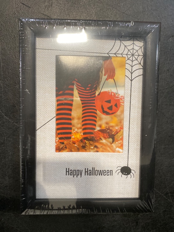 Photo 1 of 5pack The Elsa L 3x4 Happy Halloween Picture Frame Charcoal