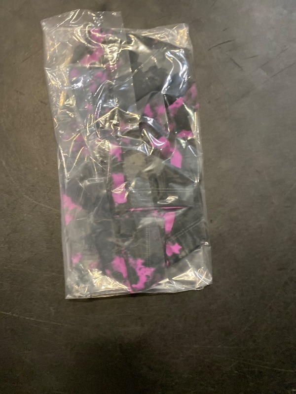 Photo 1 of X-Small (4-5) Girls Purple & Gray Space Tie Dye Leggings Stretch Pants 