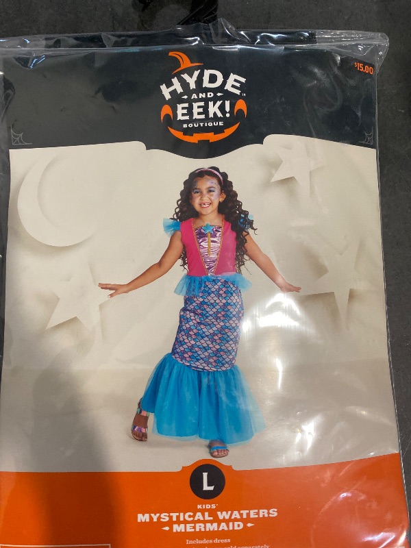 Photo 1 of Size L 10/12 Girls Hyde & Eek MYSTICAL WATERS Mermaid Costume  Dress