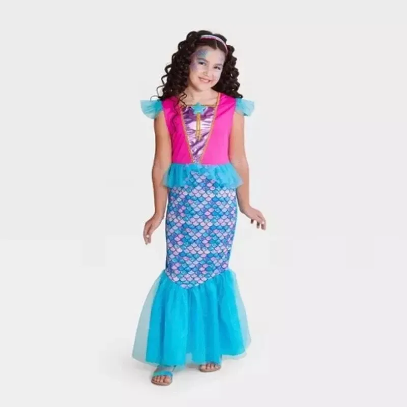 Photo 1 of Size L 10/12 Girls Hyde & Eek MYSTICAL WATERS Mermaid Costume  Dress