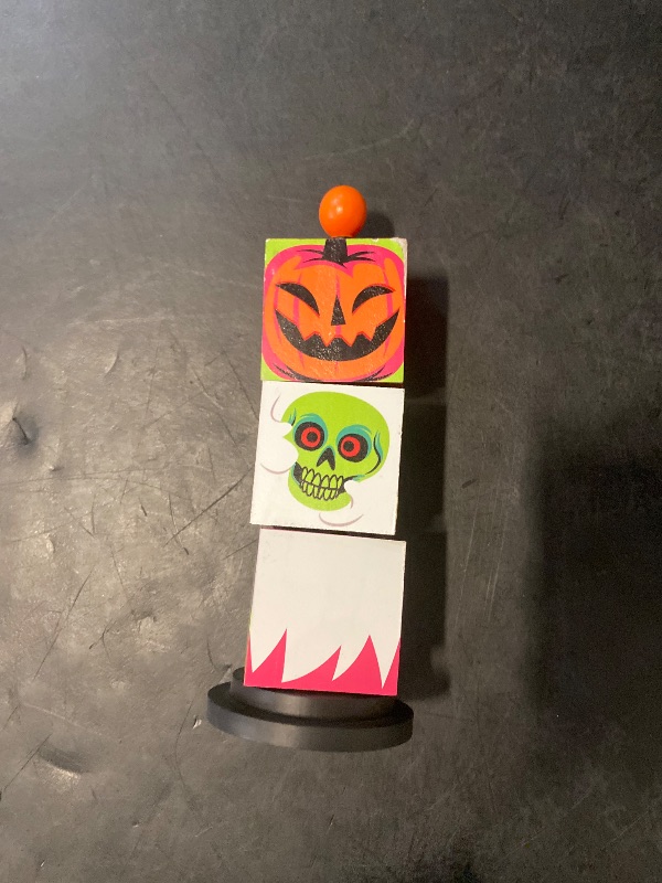 Photo 1 of Hyde & EEK! Boutique FSC Certified Wooden Rotating Halloween Character Indoor Figurine