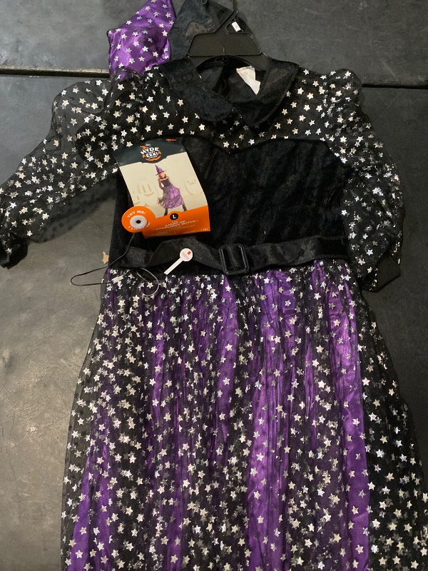 Photo 1 of Size L Hyde & EEK! Boutique Kids' Light Up Starlight Witch Halloween Costume Dress