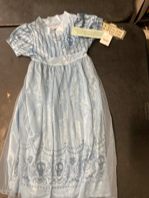 Photo 1 of XS Girls' Beetlejuice Astrid Dress-up NightGown - Blue 