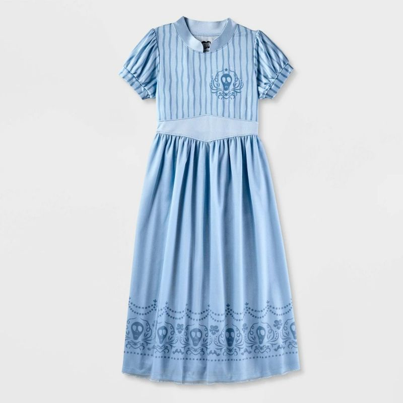 Photo 1 of XS Girls' Beetlejuice Astrid Dress-up NightGown - Blue 