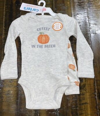 Photo 1 of Size 9 Carter’s Baby Cutest Pumpkin In The Patch 2 Piece Outfit