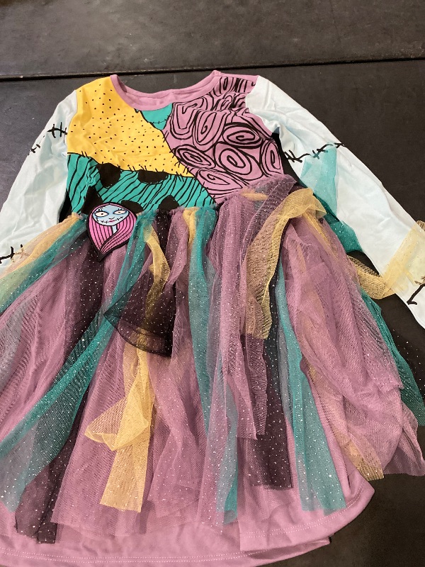 Photo 1 of Size L Nightmare Before Christmas Girls Purple Fringe Sally Cosplay Dress