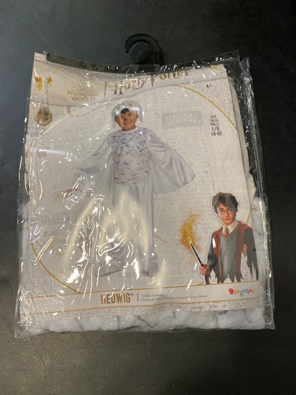 Photo 1 of Size L 4-6 Disguise DG107729L Harry Potter Hedwig the Owl Child Costume