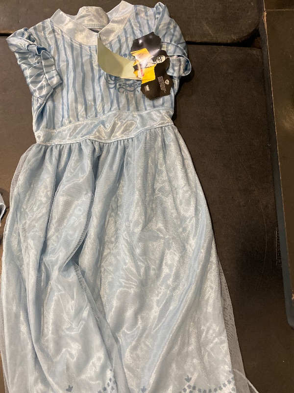Photo 1 of Size M 8 Girls Silky Blue Short Sleeve Beetlejuice Nightgown Beetle Juice Gown
