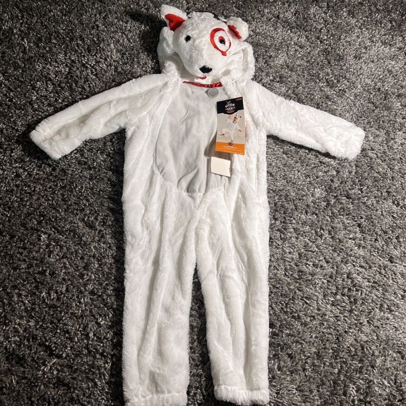 Photo 1 of Size 2T-3TNWT Toddler Hyde & EEK Bullseye Target Dog Halloween Plush Costume