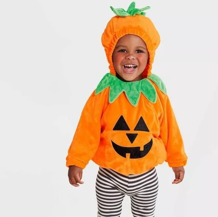 Photo 1 of 6-12 Baby Boy/ Girls Hyde & Eek Pumpkin Halloween Costume 
