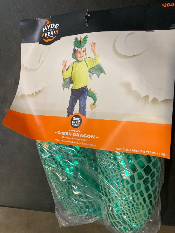 Photo 1 of One Size toddler Hyde and Eek Green Dragon 