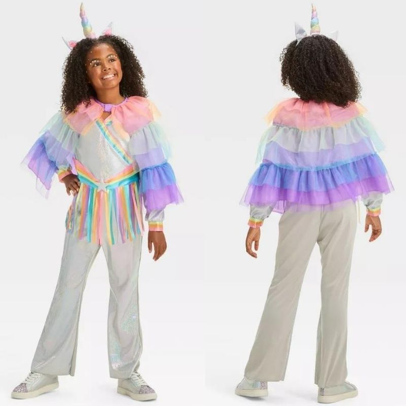 Photo 1 of Size M Girls Hyde & Eek ROCK STAR UNICORN Halloween Costume