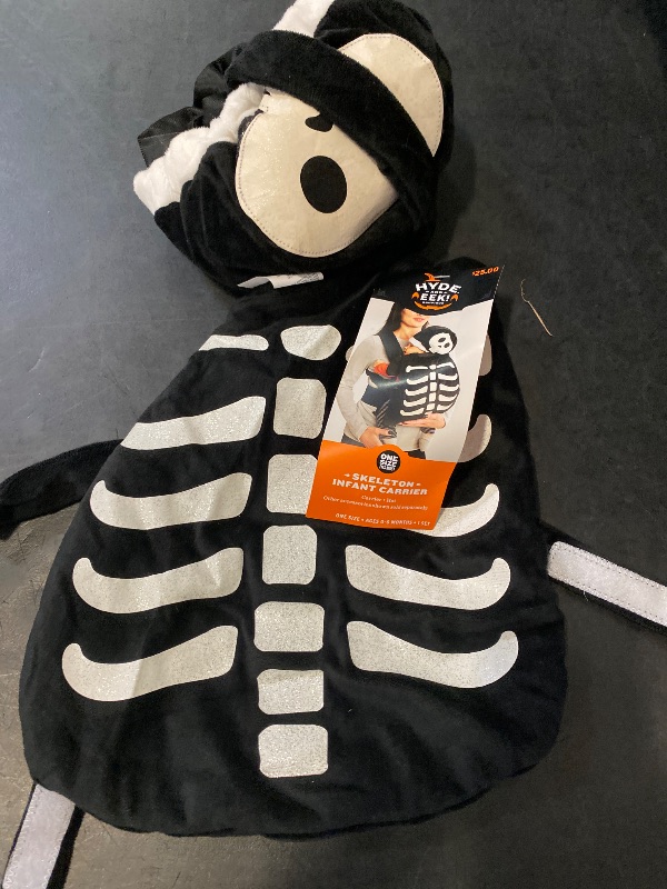 Photo 1 of One size The Hyde & EEK! Boutique Skeleton Infant Carrier costume 
