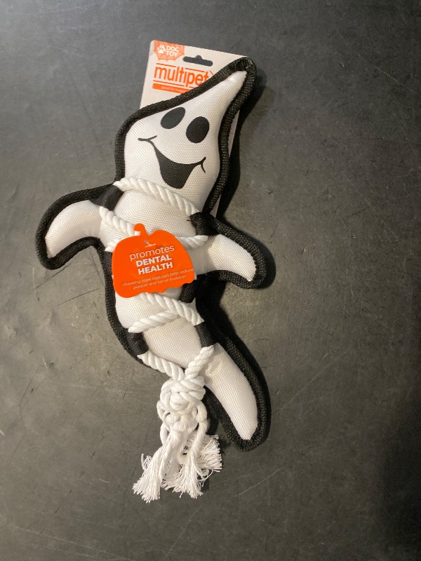 Photo 1 of Multipet Halloween Ghost Cross Dog Interactive Plush Toy