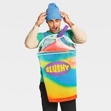 Photo 1 of One size fit all Kids + Adult Blacklight Responsive Slushy Halloween Costume Sandwich Board Most - Hyde & EEK! Boutique