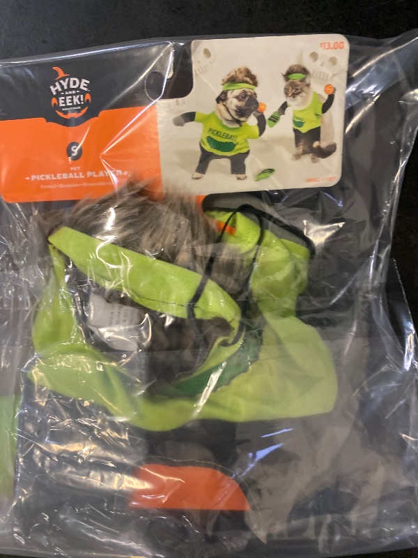 Photo 1 of Size M Halloween Frontal Pickleball Player Dog Costume  - Hyde and Eek! Boutique