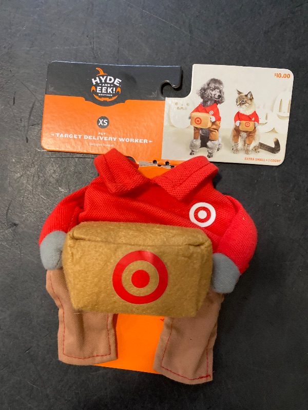 Photo 1 of XS Halloween Target Delivery Dog and Cat Frontal Costume - Hyde and EEK! Boutique