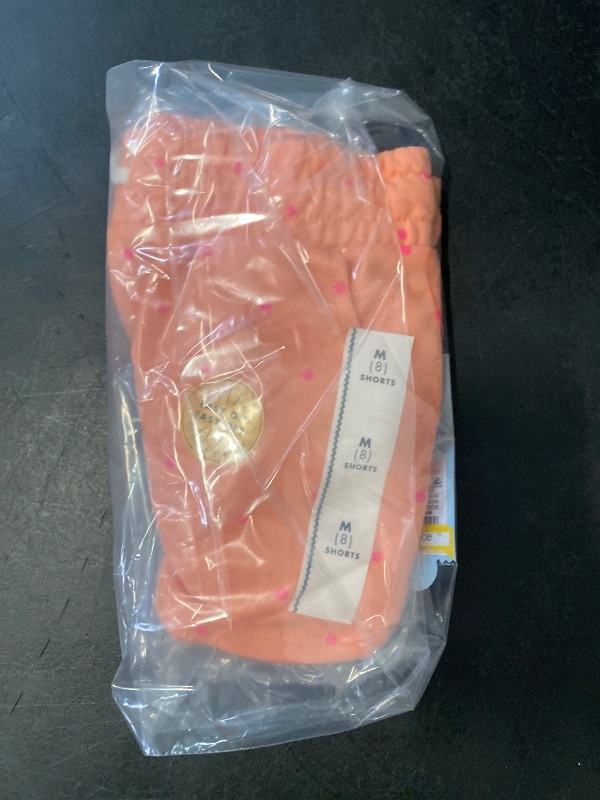 Photo 1 of Size M Girls' Knitted Pull-on Shorts - Cat & Jack™ Peach Orange 