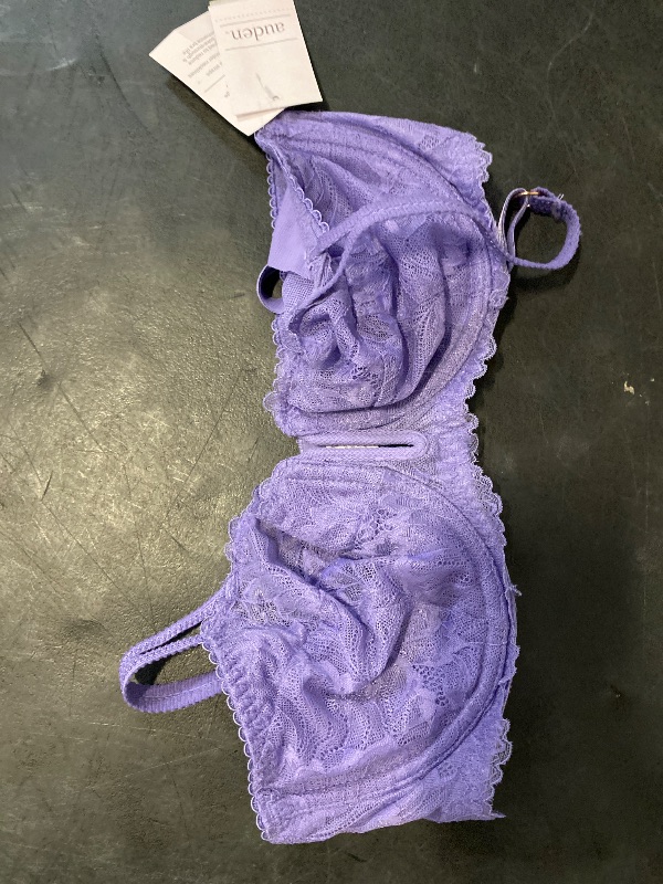 Photo 1 of 34C Women's Unlined Balconette Bra - Auden™ Purple 