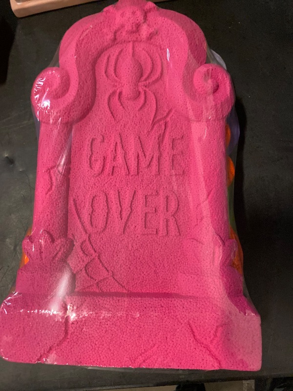 Photo 1 of New 4 Pack Colorful Halloween Decorative Tombstones Foam Set of 4