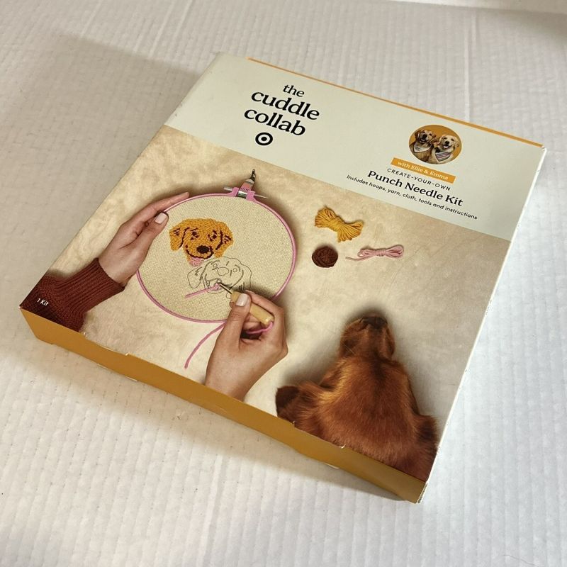 Photo 1 of Cuddle Collab Punch Needle Kit Create Your Own Craft Dogs