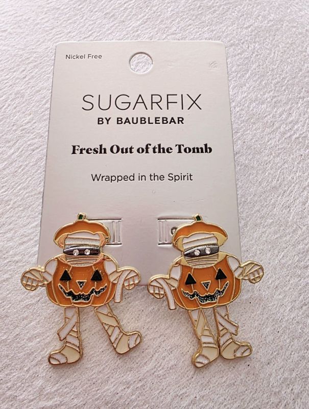 Photo 1 of NWT Target Exclusive Halloween SUGARFIX BaubleBar Fresh Out of the Tomb Earrings
