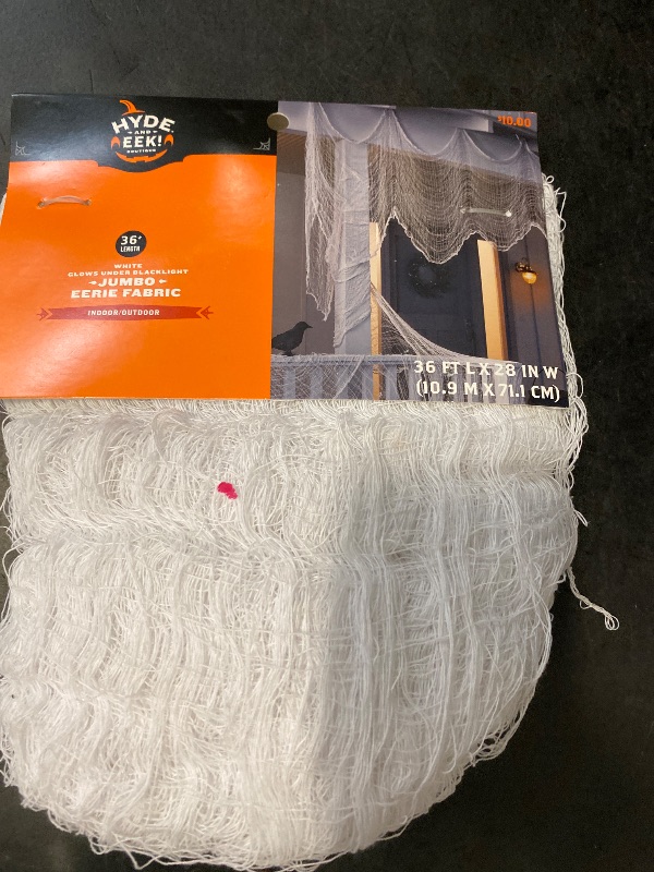 Photo 1 of 36' Jumbo Spooky Fabric Halloween Decorative Prop - Hyde & EEK! Boutique™
