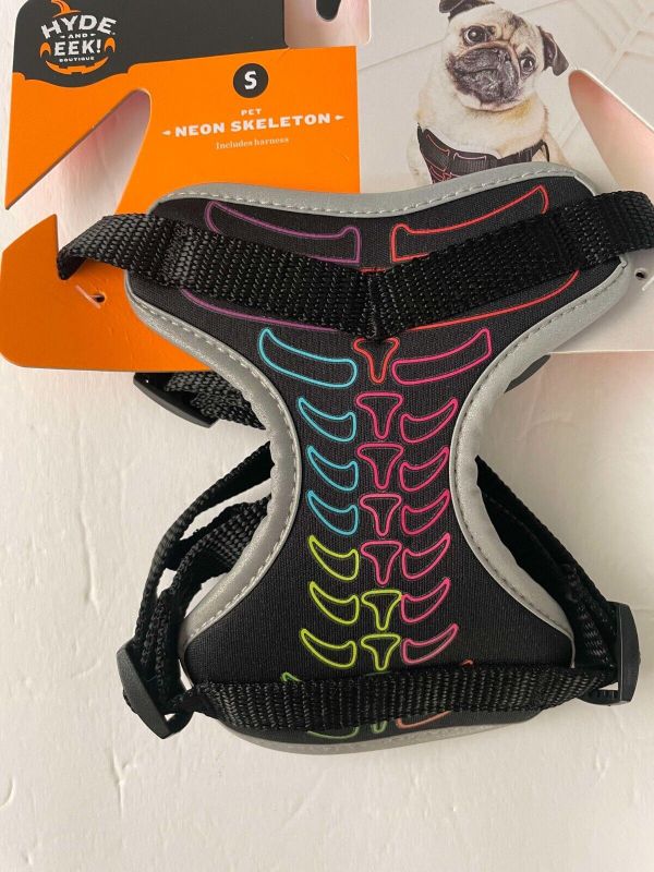 Photo 1 of Size M Neon Skeleton Dog Harness Costume  Hyde & EEK! Boutique NEW