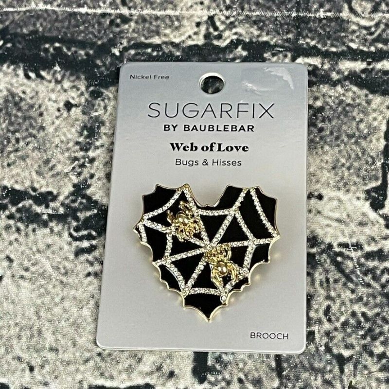 Photo 1 of SUGARFIX BUGS & KISSES BaubleBar Web of Love Brooch