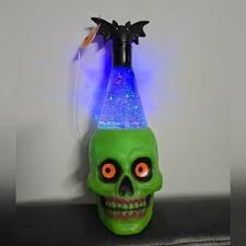 Photo 1 of Halloween Skull Lava Lamp Light, New Halloween