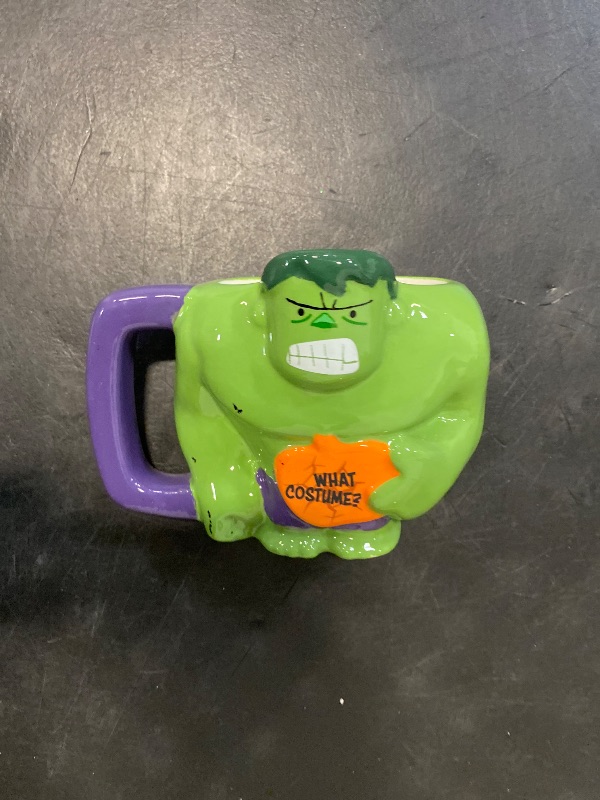 Photo 1 of 2 pack Zak Designs 11 fl oz Sculpted Halloween Mug Hulk