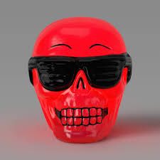 Photo 1 of HYDE AND EEK mini light up Skull 