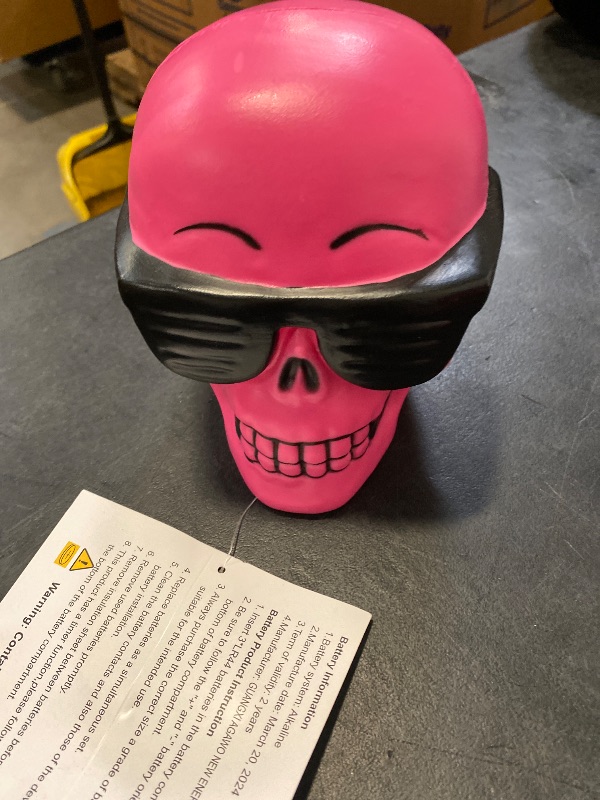 Photo 1 of HYDE AND EEK mini light up Skull 