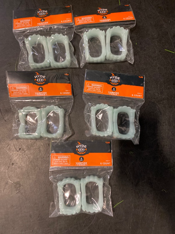 Photo 1 of 5 Halloween Vampire Fangs items 