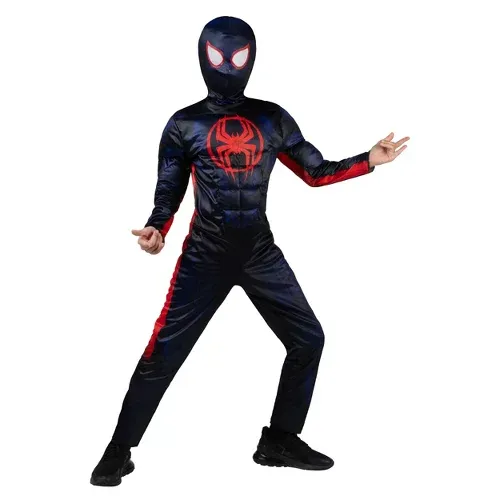 Photo 1 of SIZE L 10/12 Marvel Avengers Spider-Man: Across the Spider-Verse Miles Morales Youth Halloween Costume