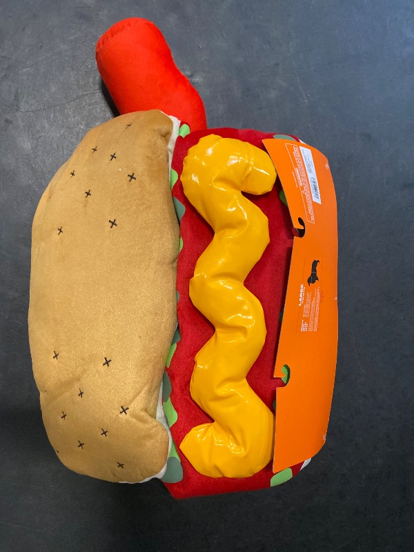 Photo 1 of Size L Halloween Full Body Hot Dog Dog Costume with Ketchup Toy - Hyde and EEK! Boutique™